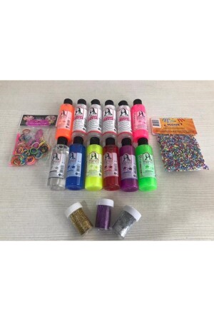 Slime Making Set Ready Play Gel Liquid 12 Li DNSMN07970797 - Monalisa