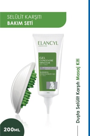 Slimming Concentrate Gel Selülit Karşıtı Aktif Masaj Kiti 200 ml - Elancyl