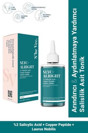 SLYC-ALRIGHT – Salicylic Acid Tonic to Help Purify and Brighten - She Vec