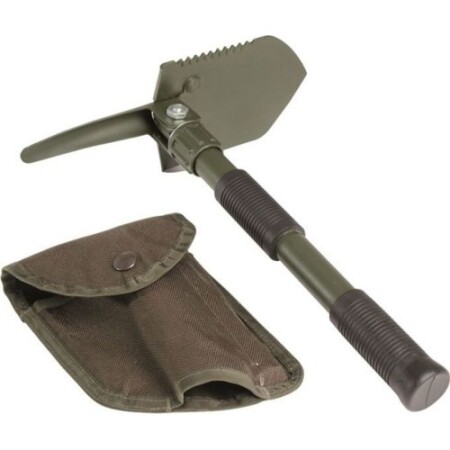 SMALL FOLDING SHOVEL WITH CASE - MIL-TEC