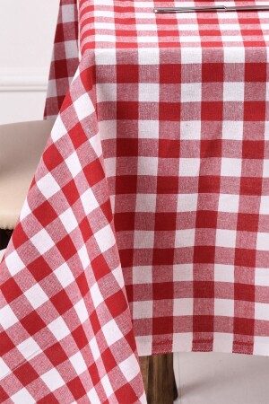 Small Square Pattern Gingham Tablecloth TYC00174294600 - Moda Perde