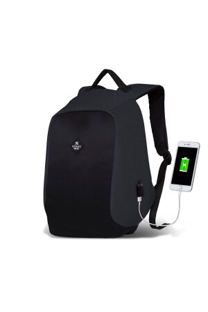 Smart Bag Secret Smart Laptop Backpack with USB Charging Port Smoked MV2709 - My Valice