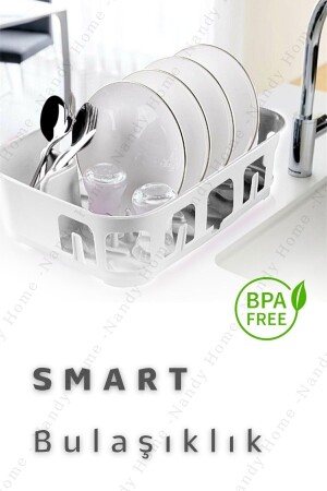 Smart Countertop Dish Rack White - Nandy Home