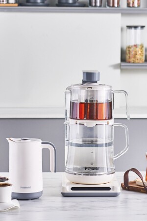 Smart Royaltea Plus 2 in 1 Automatic Tea and Turkish Coffee Machine White - Homend