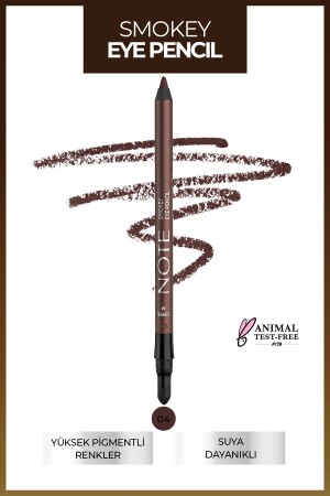 Smokey Eye Waterproof Eye Pencil with Applicator 04 Copper - Copper - Note Cosmetics