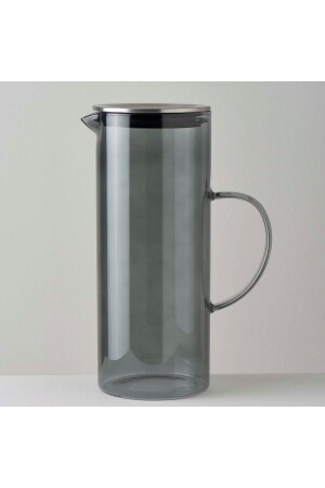 Smoky Glass-metal Lid 1500 ml Jug 000000001500201864 - Linens