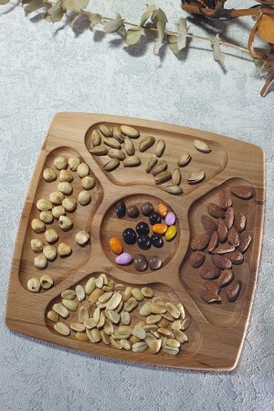 Snackschale aus Buchenholz – Frühstück und Service – Präsentationsteller Kz1009 kzf1009 - kozawoodart