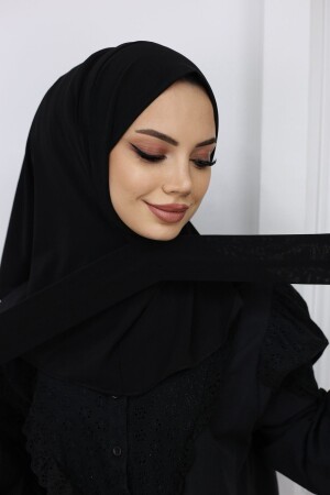 Snap Fastened Ready Practical Hijab Daily and Pool Bonnet Hijab Women's Shawl Scarf - Diella