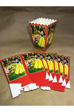 Snow White And The Seven Dwarfs 8-Piece Corn Box - Deniz Party Store