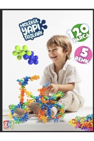 Snowflake Molecule Building Blocks Educational Toy 120 Pcs Building Toys 15335468358544 - Go Toys