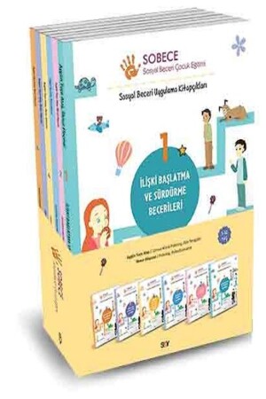 Sobece-Social Skills Child Education Set-6 Book Set 0001806570001 - Say Yayınları