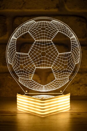 Soccer Ball 3d Ball Led Lamp TOP21230 - Hediye Kovanı
