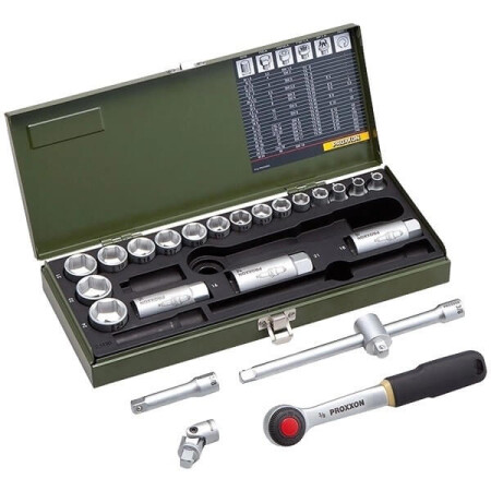 Socket set 3/8