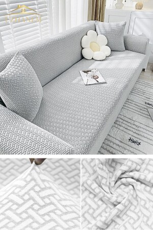 Sofa cover seat cover lycra high quality for 3 seater sofa - Uzhanem