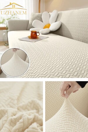 Sofa Cover Sofa Cover 1 Piece Lycra High Quality for 3-seater Sofa - Uzhanem