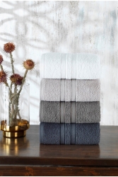 Sofia 4-Piece Hand and Face Towel Set 50x90 HVL-2021-02 - nesehomecollection