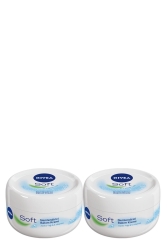 Soft Cream 200ml, Moisturizing Care Cream, Face, Body, Hand Care, X2 SET. NVE. 562 - NIVEA