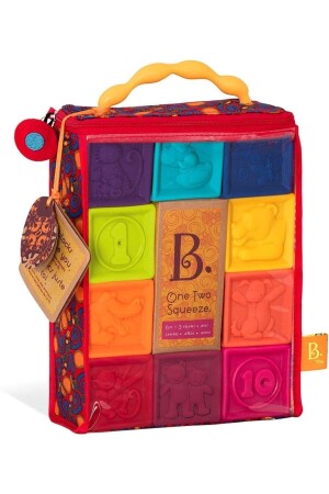 Soft Cubes One Two Squeeze BATTAT BX1002Z - B.Toys
