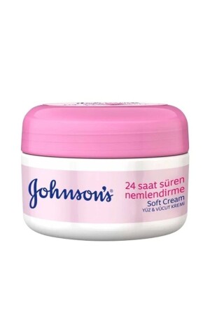 Soft Face And Body Cream 200ml - Johnson's