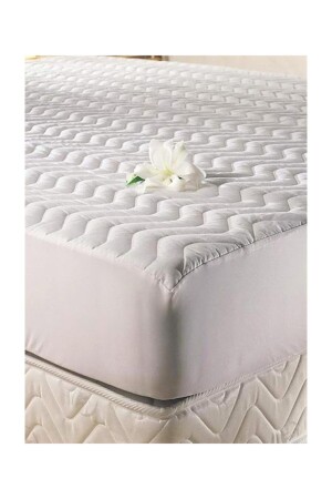Soft Mattress Cover Quilted Fitted Elastic Double 160x200 - Taç