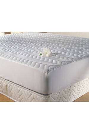 Soft Pamuk Kapitoneli 120x200 Cm Fitted Yatak Alez Beyaz TYC00742800895 - Taç