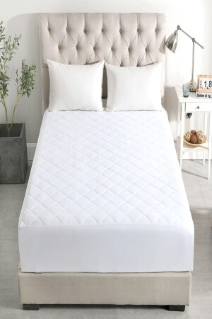 Soft Touch Full Edge Spannbettlaken, gesteppter Matratzenschoner, Matratzenschoner für Einzelbett, Doppelbett, alle Größen - Erko Dört Mevsim