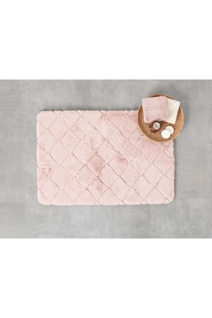 Soft Touch Rabbit Plush Bath Mat 50x80 Cm Powder 10035545-3 - English Home