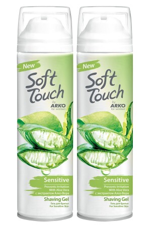 Soft Touch Sensitive Women's Shaving Gel 2x200 ml - Arko