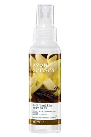 Soft Vanilla Vanilla and Sandalwood Scented Body Spray 100 Ml. - Avon