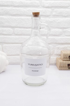 Softener Bottle with Decorative Cork Cap 1500 Ml(1. 5 Liters) zeze001258 - zezedesing