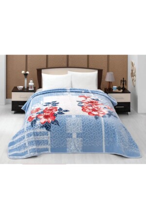Solana Luxury Mink King Size Blanket 220x240 Cm & both Blanket & Bedspread & - Mink