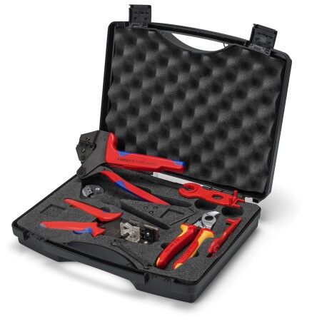 Solar module connector processing pliers set KNIPEX 979104V01 - Knipex