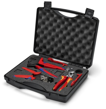 Solar module connector processing pliers set KNIPEX 979104V02 - Knipex