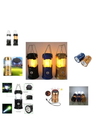 Solar Rechargeable Multifunctional Camping Lamp Searchlight Powerbank 81398 - RELATOS