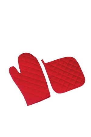 Sole - 2-teiliges Küchenset Rot 4173 - Bambum Home