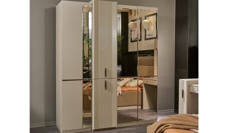 Solena 4 Door Wardrobe - Cadde Yıldız