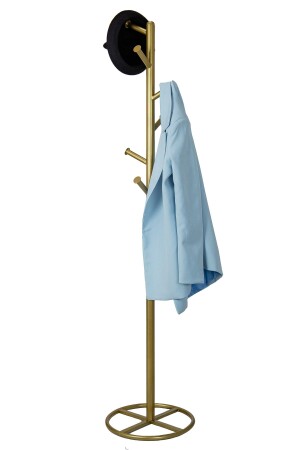 Solid Amazing Gold Footed Coat Rack Clothes Hanger - Fec Reklam