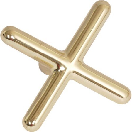 Solid Brass X Rest Head - Buffalo