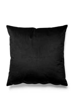 Solid Color - Single Color Throw Pillow Cover Upholstery Suede Fabric - Black - Pilloveland