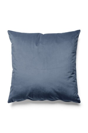Solid Color - Single Color Throw Pillow Cover Upholstery Suede Fabric - Dark Blue - Pilloveland