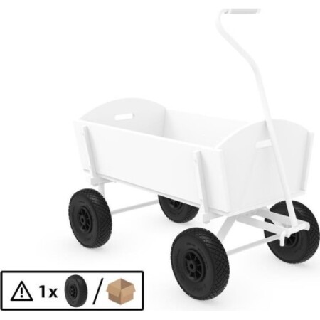 Solid PU Wheel Black 300X4 Needle B. - BERG