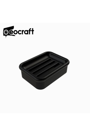 Solid Soap Dispenser with Composite Granite Chamber Black granite liquid - EOCRAFT