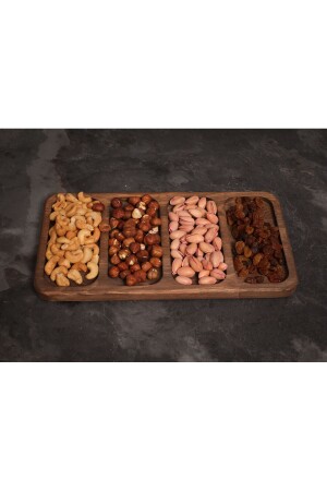 Solid Wooden Snack Bowl - Breakfast - Coffee - Fruit Presentation Plate - Rabo Craft