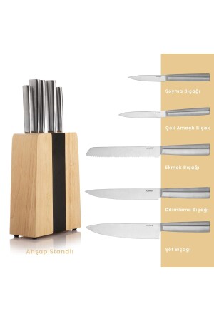 Solide Knife Set - 6 Pieces - 1S6427-14005-INX09 - Schafer