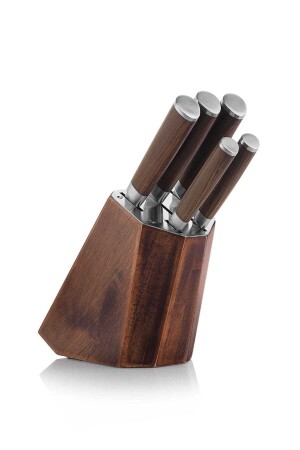 Solides Holzmesserset - 6-teilig Coffee-kah03 1S687-14005-KAH03 - Schafer