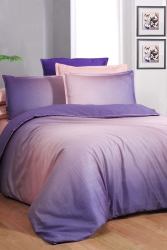 Solido Salmon Double 100% Cotton Lyocell Duvet Cover Set SAREV. 3181418003 - Sarev