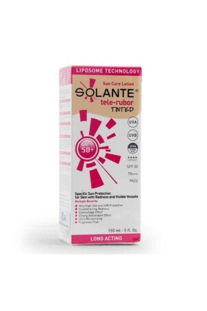 Solnte Tele-rubor Tinted Sun Care Lotion Spf50 150 ml 8699278480069 - Solante