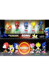 Sonic Oyuncak 5 Li Set Sonik Figürleri 1401 - Kids
