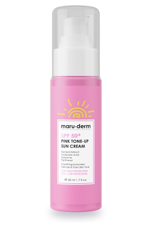 Sonnenschutz SPF 50+ Pink Tone-Up Sonnenschutz Koreanischer Filter der neuen Generation - Maru.Derm