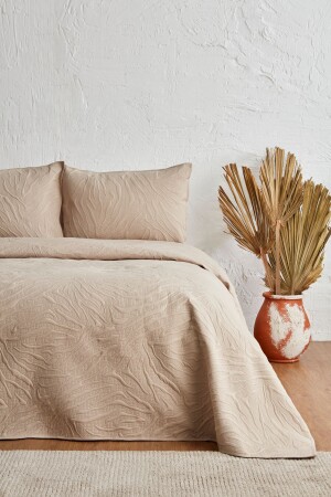 Sonnia Double Bedspread Set Beige - Karaca Home